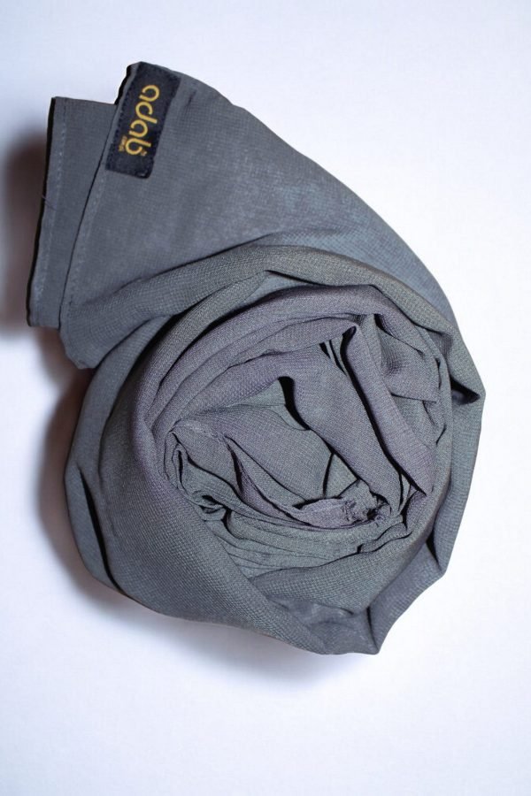 Midnight Grey Hijab - Image 2