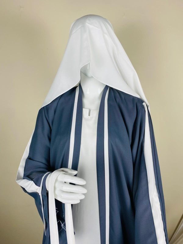 Grey Gown Abaya - Image 2