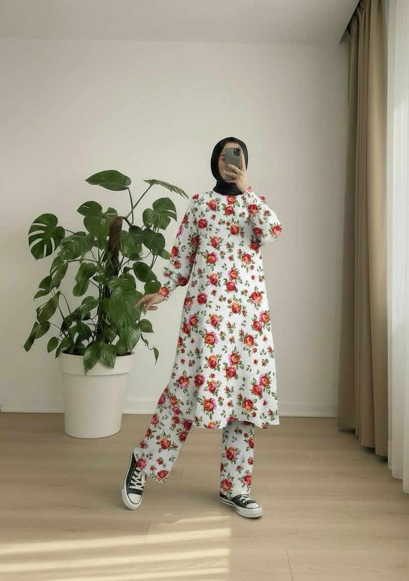 Buy Printed Long Co-ord set Online in Pakistan SALE